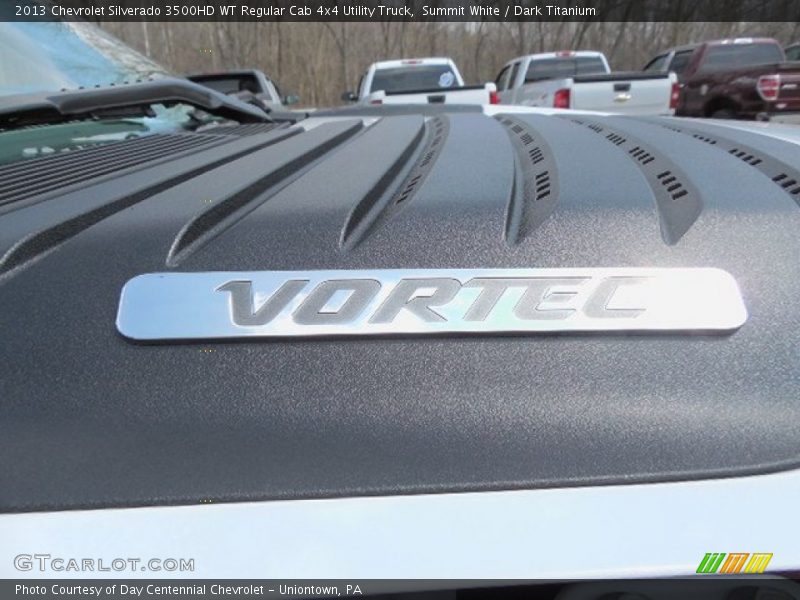 Summit White / Dark Titanium 2013 Chevrolet Silverado 3500HD WT Regular Cab 4x4 Utility Truck