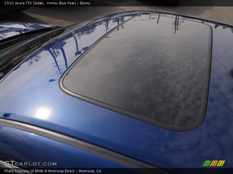 Vortex Blue Pearl / Ebony 2010 Acura TSX Sedan