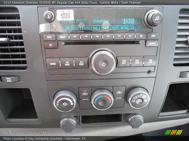 Summit White / Dark Titanium 2013 Chevrolet Silverado 3500HD WT Regular Cab 4x4 Utility Truck