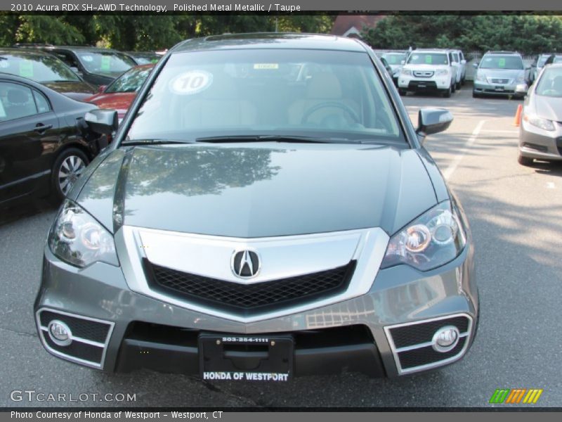 Polished Metal Metallic / Taupe 2010 Acura RDX SH-AWD Technology