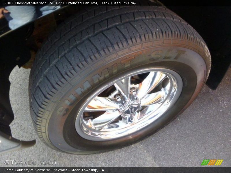 Black / Medium Gray 2003 Chevrolet Silverado 1500 Z71 Extended Cab 4x4