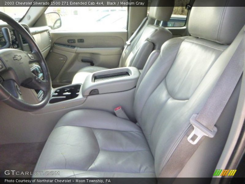 Black / Medium Gray 2003 Chevrolet Silverado 1500 Z71 Extended Cab 4x4