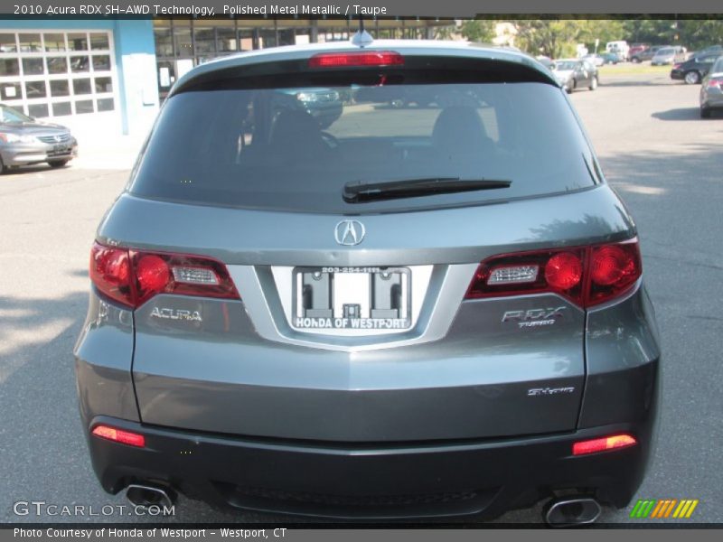Polished Metal Metallic / Taupe 2010 Acura RDX SH-AWD Technology