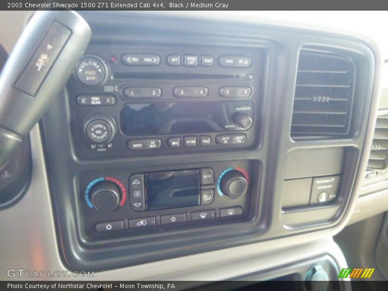 Black / Medium Gray 2003 Chevrolet Silverado 1500 Z71 Extended Cab 4x4