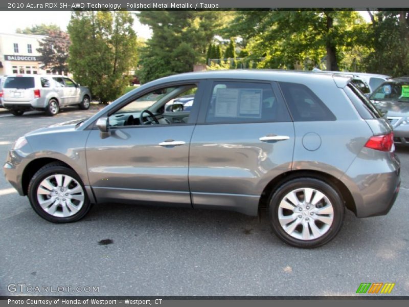 Polished Metal Metallic / Taupe 2010 Acura RDX SH-AWD Technology