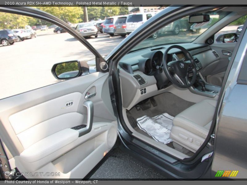 Polished Metal Metallic / Taupe 2010 Acura RDX SH-AWD Technology