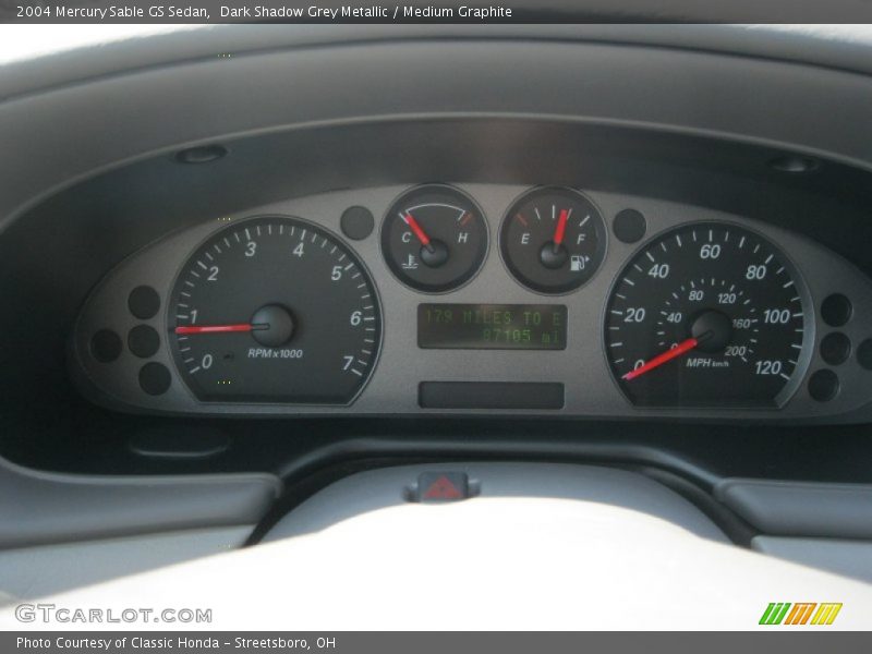 Dark Shadow Grey Metallic / Medium Graphite 2004 Mercury Sable GS Sedan