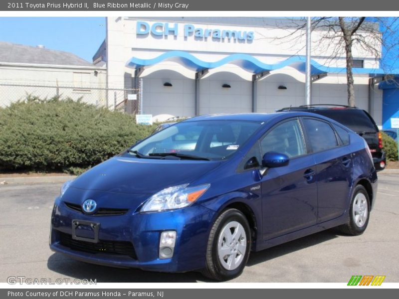 Blue Ribbon Metallic / Misty Gray 2011 Toyota Prius Hybrid II