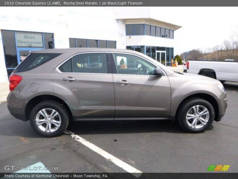 Mocha Steel Metallic / Jet Black/Light Titanium 2010 Chevrolet Equinox LS AWD