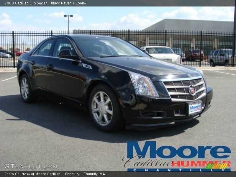 Black Raven / Ebony 2008 Cadillac CTS Sedan