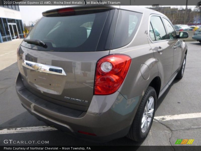 Mocha Steel Metallic / Jet Black/Light Titanium 2010 Chevrolet Equinox LS AWD