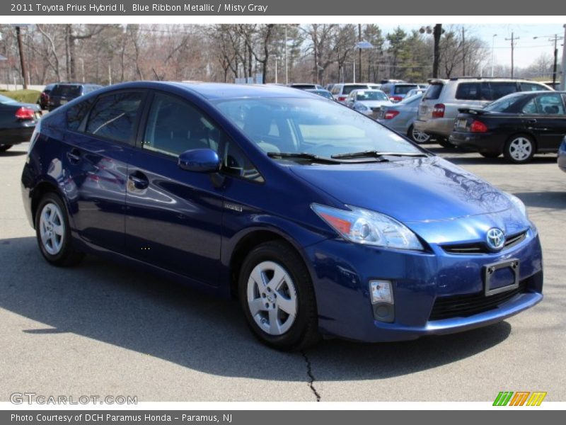 Blue Ribbon Metallic / Misty Gray 2011 Toyota Prius Hybrid II