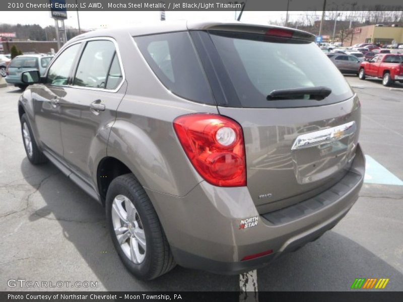 Mocha Steel Metallic / Jet Black/Light Titanium 2010 Chevrolet Equinox LS AWD