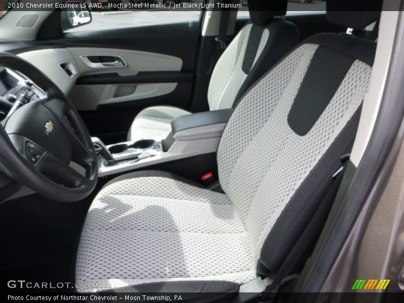 Mocha Steel Metallic / Jet Black/Light Titanium 2010 Chevrolet Equinox LS AWD