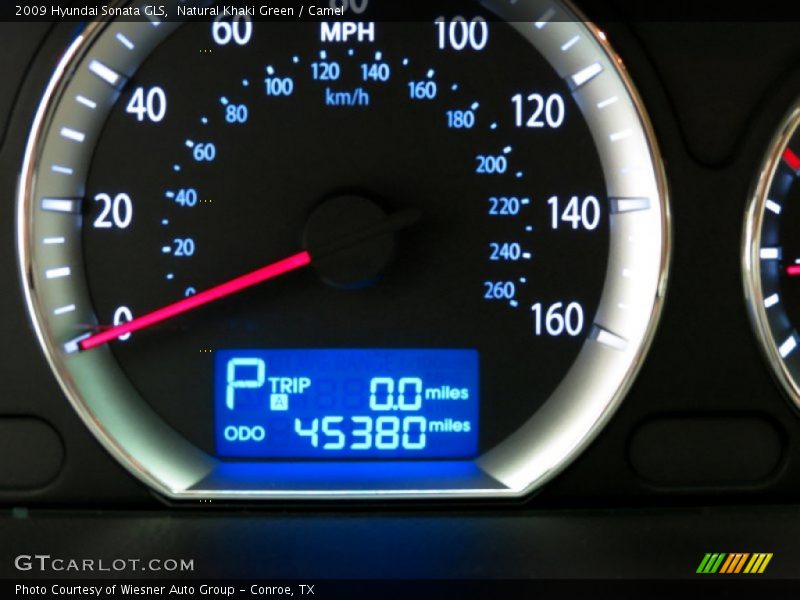 Natural Khaki Green / Camel 2009 Hyundai Sonata GLS
