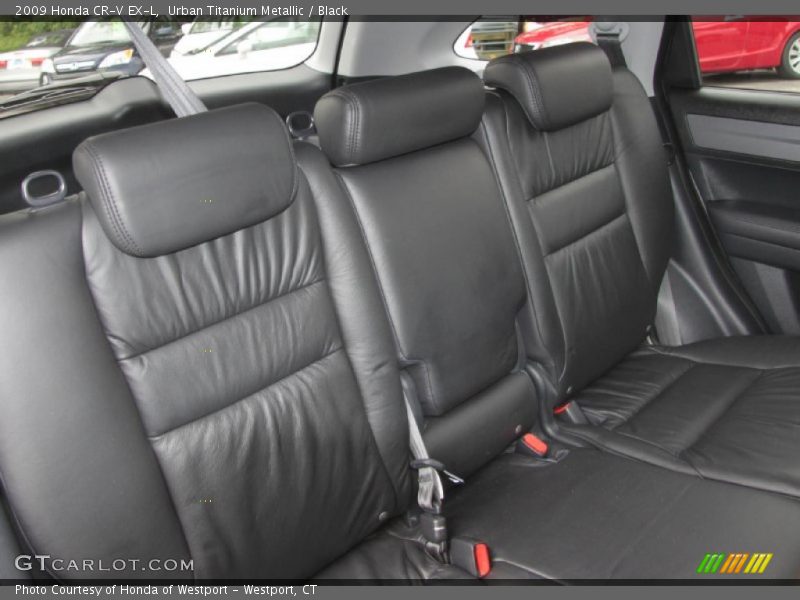 Urban Titanium Metallic / Black 2009 Honda CR-V EX-L