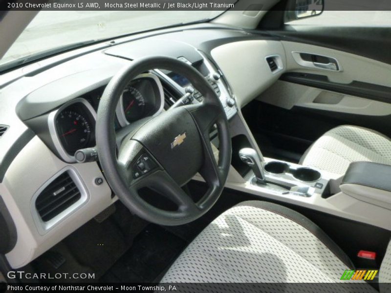 Mocha Steel Metallic / Jet Black/Light Titanium 2010 Chevrolet Equinox LS AWD