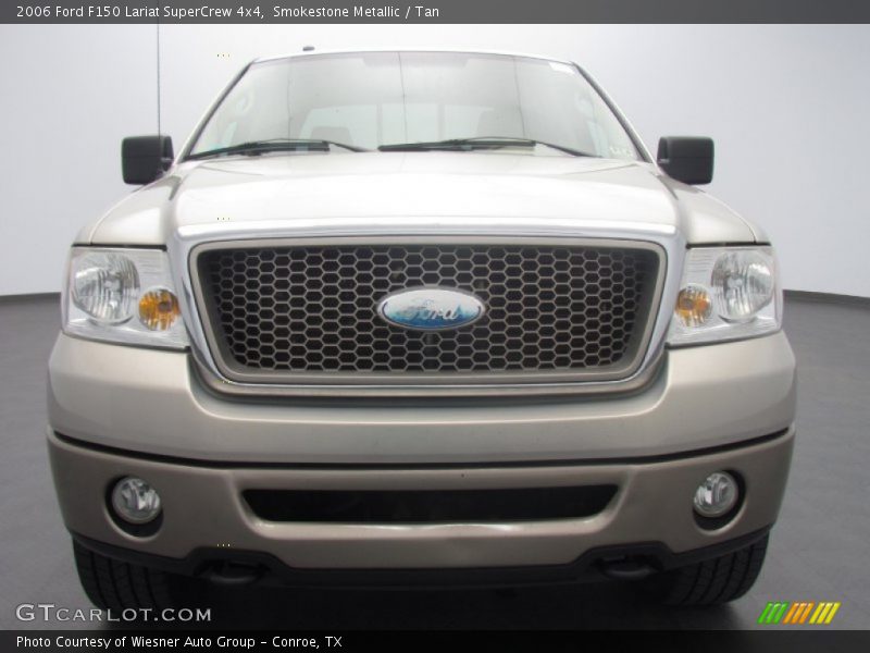 Smokestone Metallic / Tan 2006 Ford F150 Lariat SuperCrew 4x4