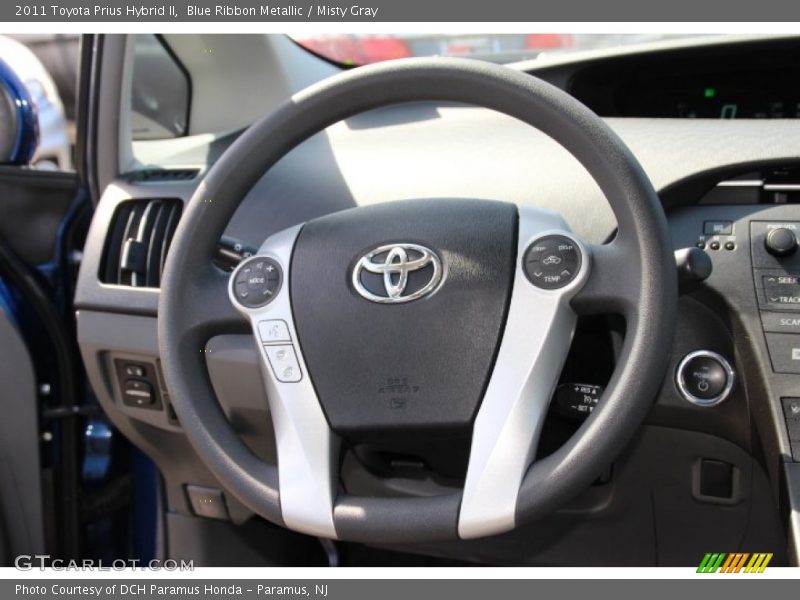 Blue Ribbon Metallic / Misty Gray 2011 Toyota Prius Hybrid II