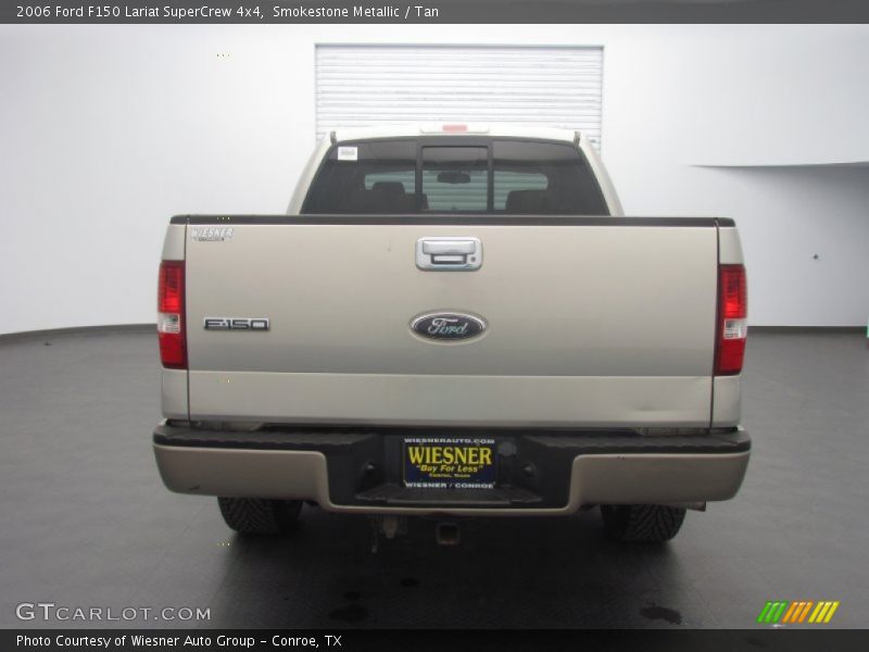 Smokestone Metallic / Tan 2006 Ford F150 Lariat SuperCrew 4x4