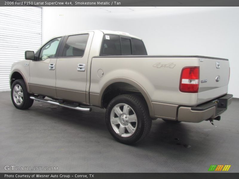 Smokestone Metallic / Tan 2006 Ford F150 Lariat SuperCrew 4x4
