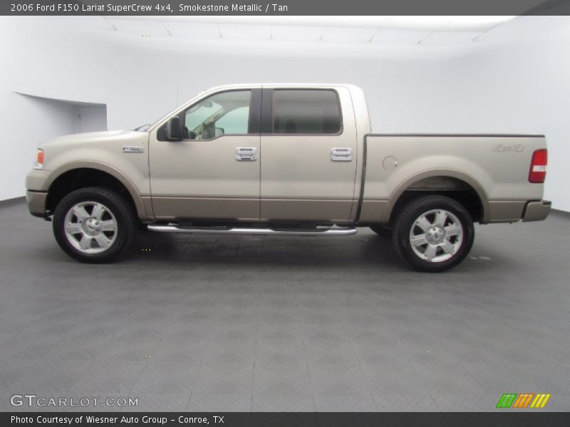 Smokestone Metallic / Tan 2006 Ford F150 Lariat SuperCrew 4x4