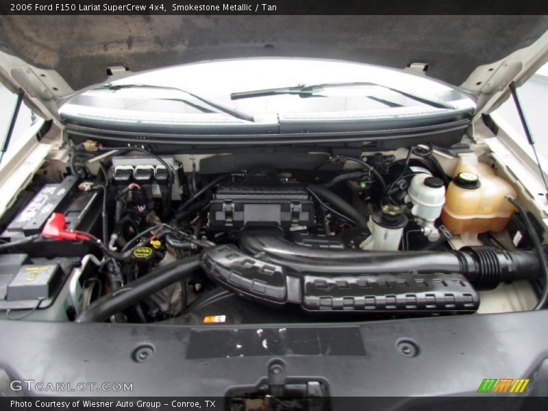Smokestone Metallic / Tan 2006 Ford F150 Lariat SuperCrew 4x4