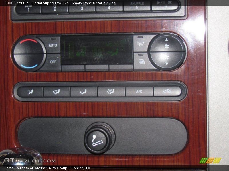 Smokestone Metallic / Tan 2006 Ford F150 Lariat SuperCrew 4x4