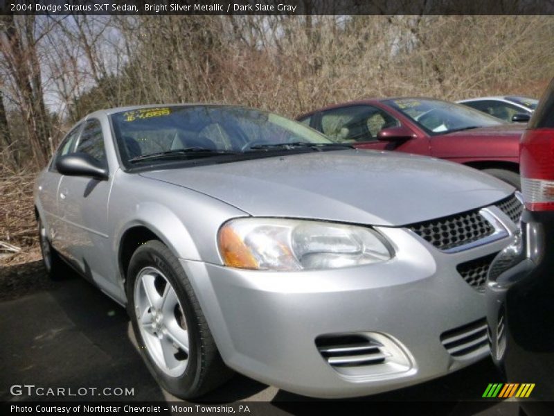 Bright Silver Metallic / Dark Slate Gray 2004 Dodge Stratus SXT Sedan
