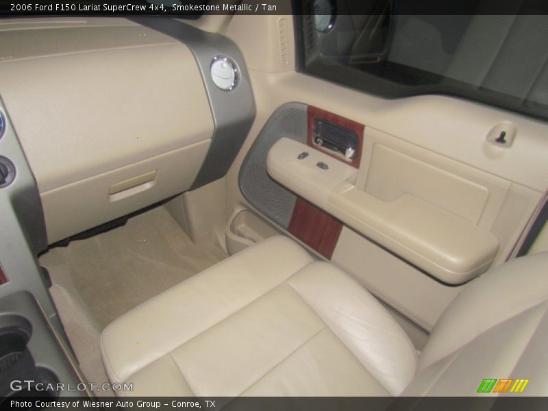 Smokestone Metallic / Tan 2006 Ford F150 Lariat SuperCrew 4x4