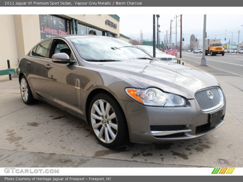 Vapour Grey Metallic / Warm Charcoal 2011 Jaguar XF Premium Sport Sedan