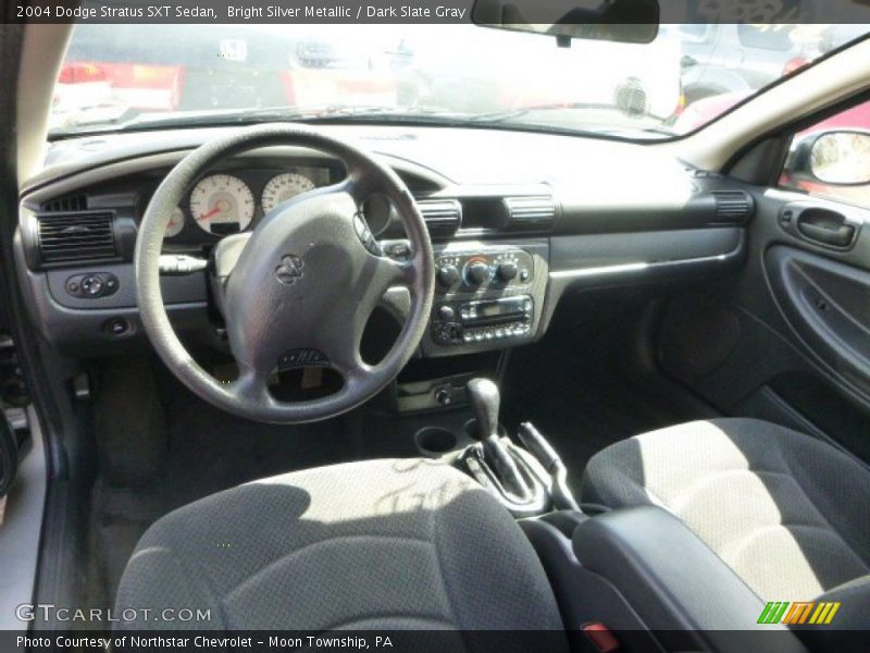 Bright Silver Metallic / Dark Slate Gray 2004 Dodge Stratus SXT Sedan