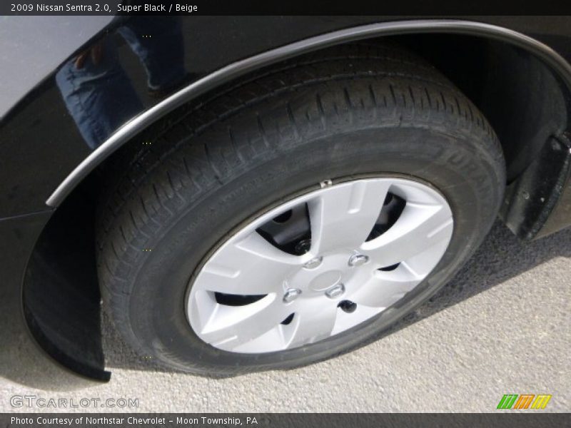 Super Black / Beige 2009 Nissan Sentra 2.0