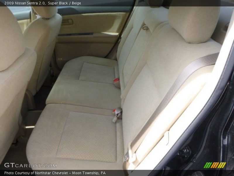 Super Black / Beige 2009 Nissan Sentra 2.0