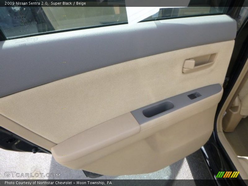 Super Black / Beige 2009 Nissan Sentra 2.0