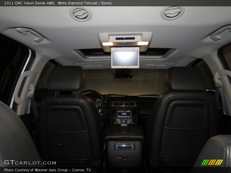 White Diamond Tintcoat / Ebony 2011 GMC Yukon Denali AWD