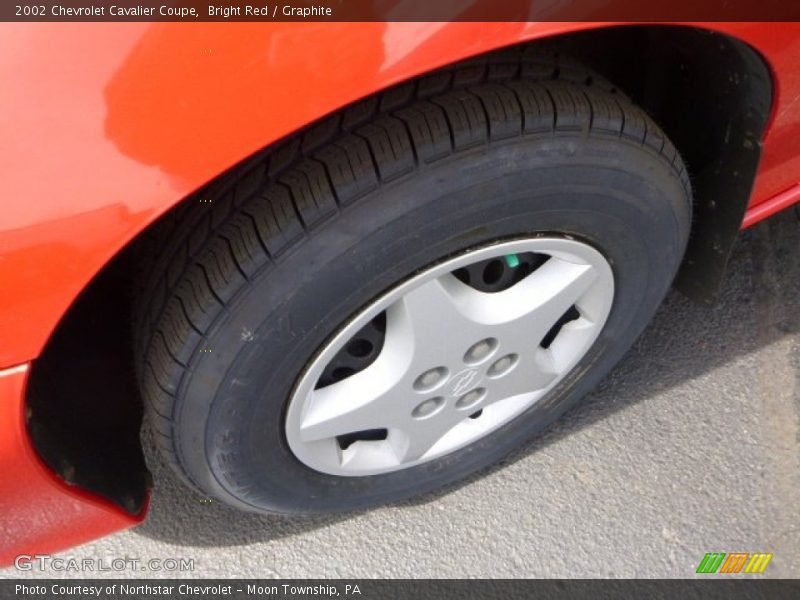 Bright Red / Graphite 2002 Chevrolet Cavalier Coupe