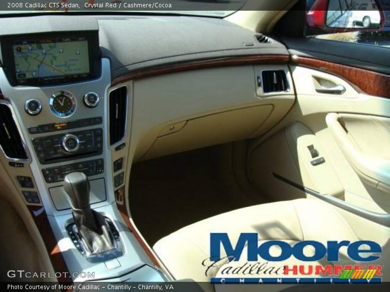 Crystal Red / Cashmere/Cocoa 2008 Cadillac CTS Sedan