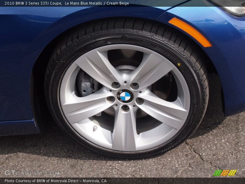 Le Mans Blue Metallic / Cream Beige 2010 BMW 3 Series 335i Coupe
