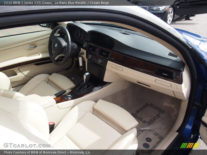 Le Mans Blue Metallic / Cream Beige 2010 BMW 3 Series 335i Coupe