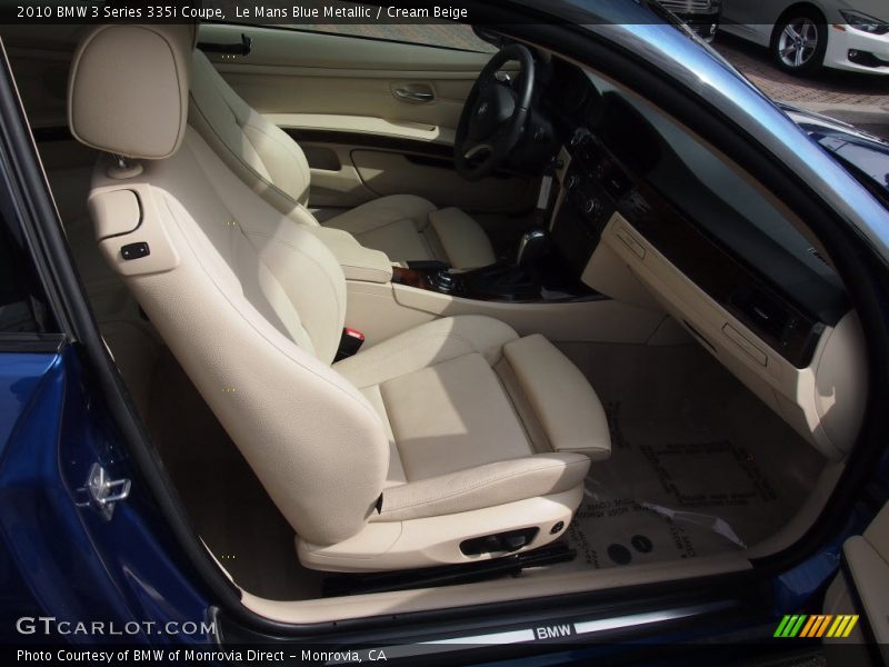 Le Mans Blue Metallic / Cream Beige 2010 BMW 3 Series 335i Coupe