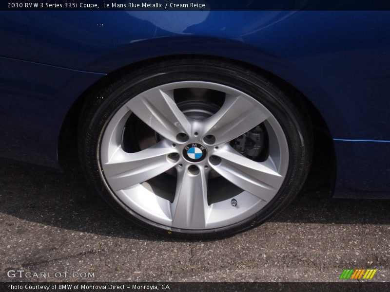 Le Mans Blue Metallic / Cream Beige 2010 BMW 3 Series 335i Coupe