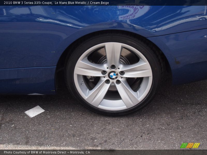 Le Mans Blue Metallic / Cream Beige 2010 BMW 3 Series 335i Coupe