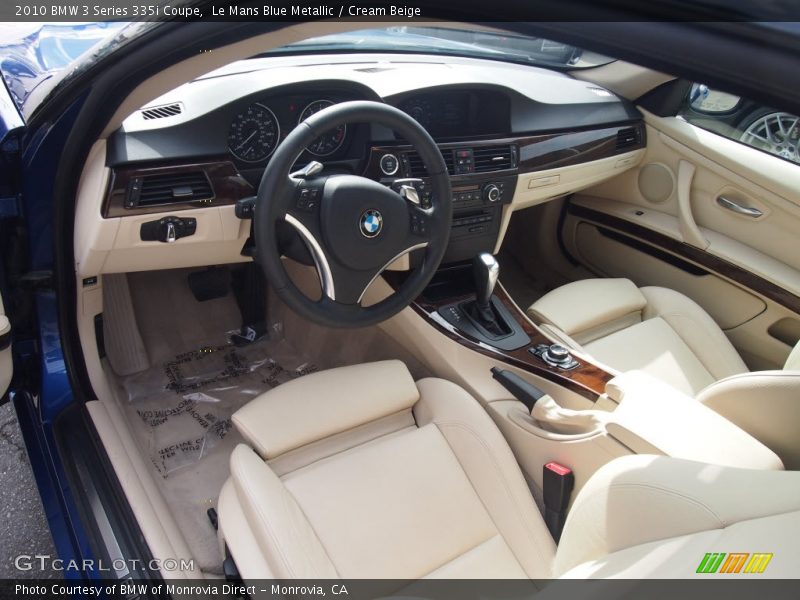 Le Mans Blue Metallic / Cream Beige 2010 BMW 3 Series 335i Coupe
