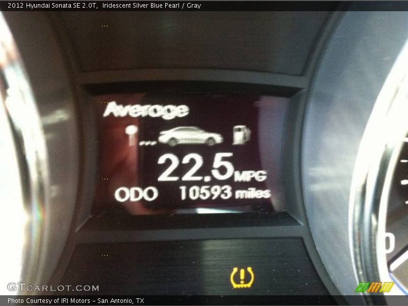 Iridescent Silver Blue Pearl / Gray 2012 Hyundai Sonata SE 2.0T