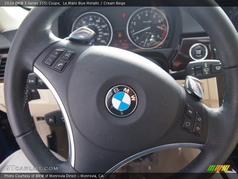 Le Mans Blue Metallic / Cream Beige 2010 BMW 3 Series 335i Coupe