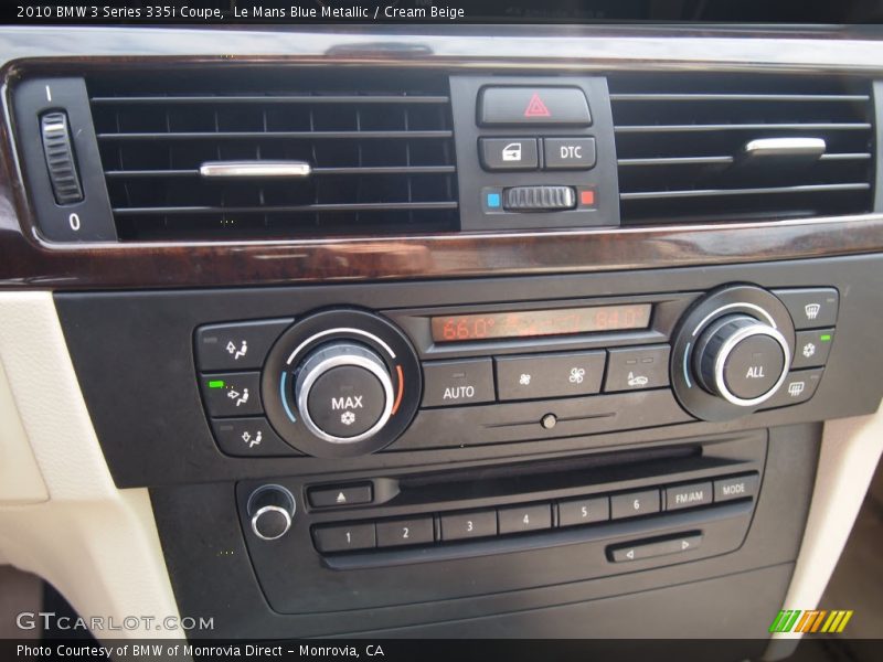Le Mans Blue Metallic / Cream Beige 2010 BMW 3 Series 335i Coupe