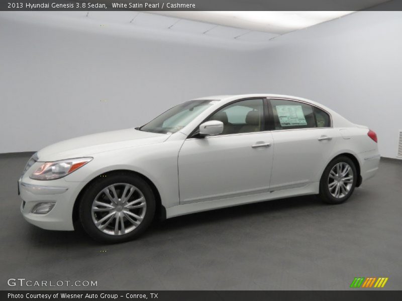 White Satin Pearl / Cashmere 2013 Hyundai Genesis 3.8 Sedan