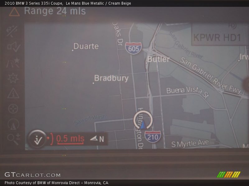 Le Mans Blue Metallic / Cream Beige 2010 BMW 3 Series 335i Coupe