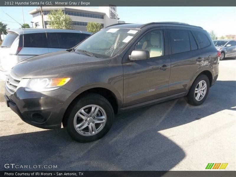 Mineral Gray / Beige 2012 Hyundai Santa Fe GLS